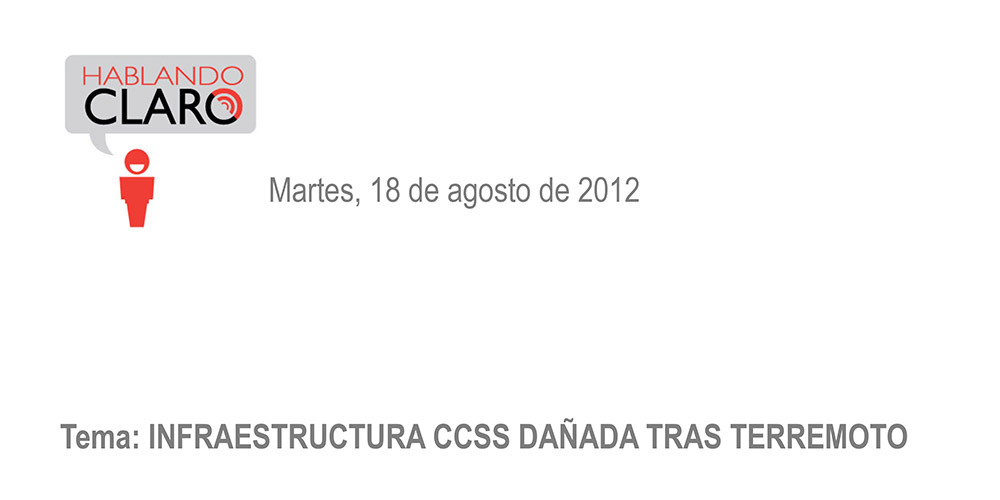 Análisis de Infraestructura de la CCSS tras el terremoto de Nicoya