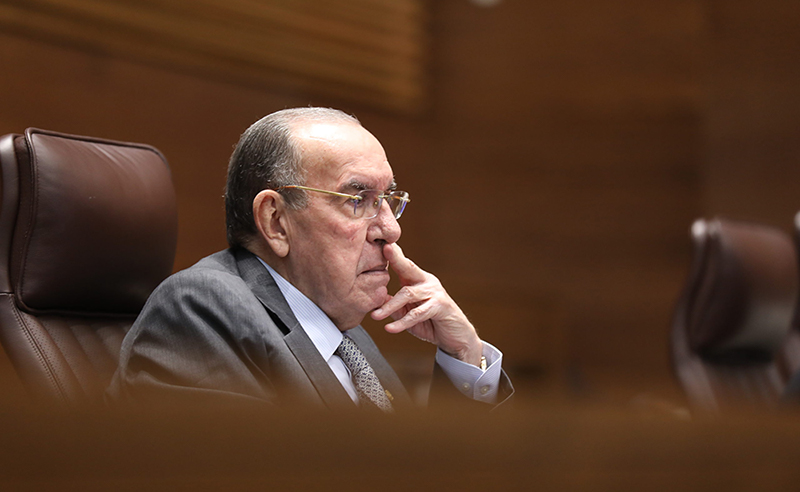 2 mayo 2025: Rodrigo Arias logra cuarto año como presidente del Congreso. Con Daniel Calvo.