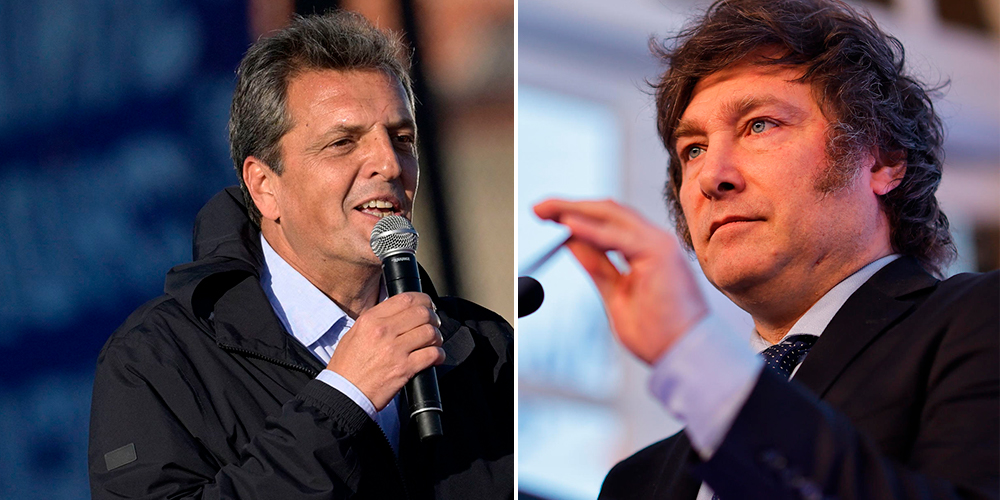 23 octubre: Sergio Massa y Javier Milei en el balotaje argentino. Con Carolina Ovares y Saúl Buseta.