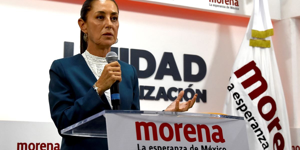 3 junio 2024: Claudia Sheinbaum electa presidenta de México. Con Ericka Cerdas.