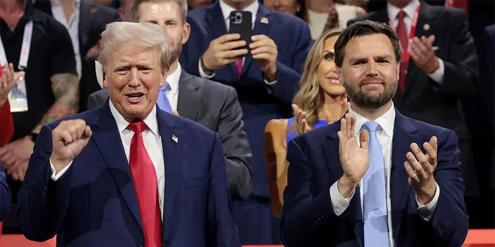 17 julio 2024: Donald Trump elige compañero de formula.