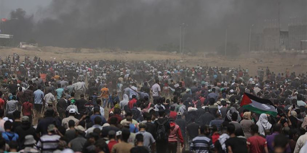 15 de mayo: Al menos 55 muertos y más de mil heridos es el saldo preliminar de la sangrienta jornada de protestas vivida en la franja palestina de Gaza, con Jaime Ordoñez.