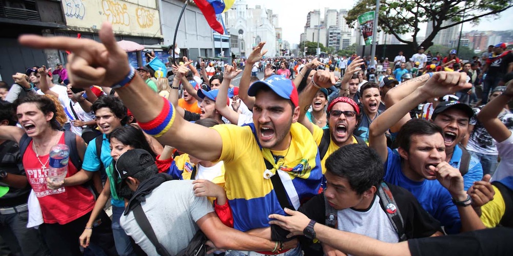 Las manifestaciones en contra de Nicolás Maduro por toda Venezuela, con Pablo Barahona.