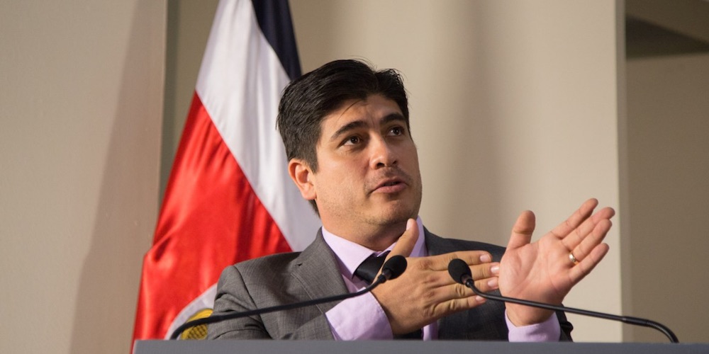 Carlos Alvarado, precandidato del PAC, candidato del oficialismo